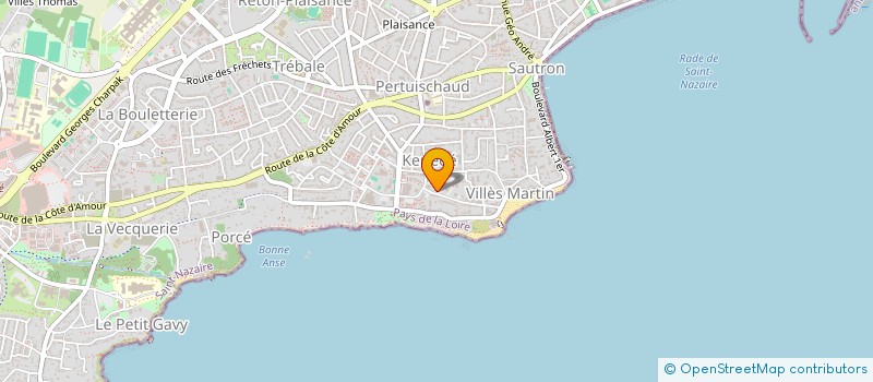 localisation de l'entreprise LAMBROC  SAINT-NAZAIRE