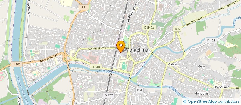 localisation de l'entreprise LAMBROIS IMMOBILIER à MONTELIMAR