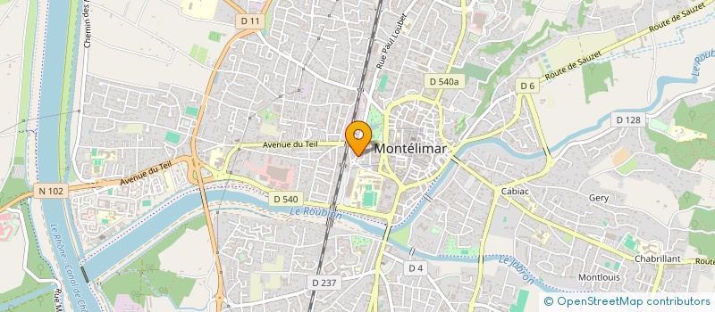 localisation de l'entreprise LAMBROIS PATRIMOINE à MONTELIMAR