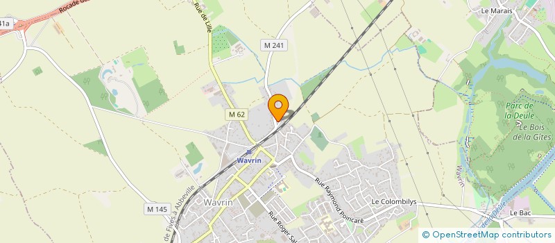 localisation de l'entreprise LAMBUI  WAVRIN