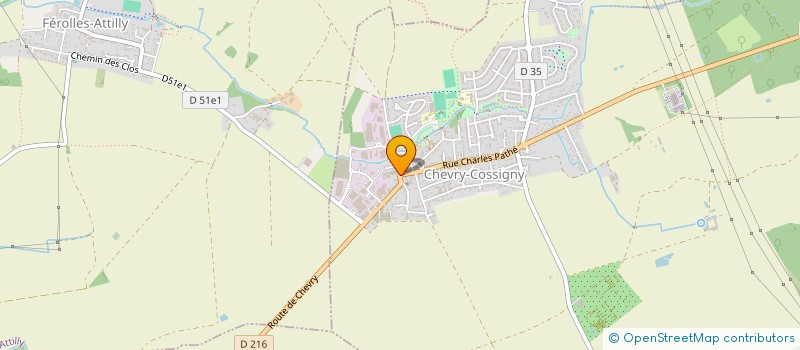 localisation de l'entreprise LAMC  CHEVRY-COSSIGNY