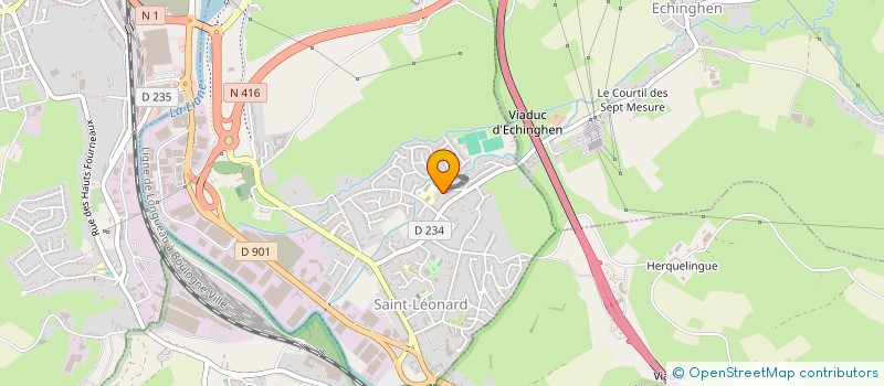 localisation de l'entreprise LAMD à SAINT-LEONARD
