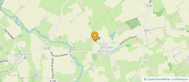 localisation de l'entreprise LAMDATA à CAHAGNES