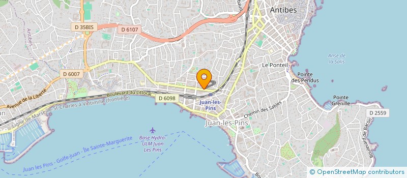 localisation de l'entreprise LAMDOUAR SAAD  ANTIBES