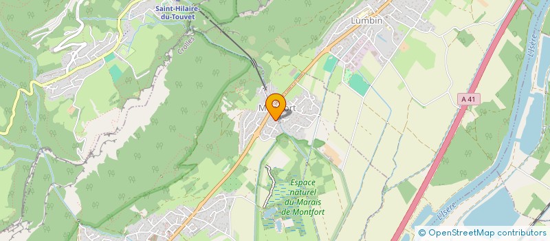 localisation de l'entreprise LAMDUBON  CROLLES