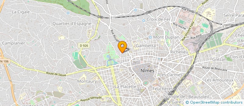 localisation de l'entreprise LAMDYNE à NIMES