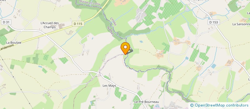 localisation de l'entreprise LAME DU BATIMENT  LA REMAUDIERE