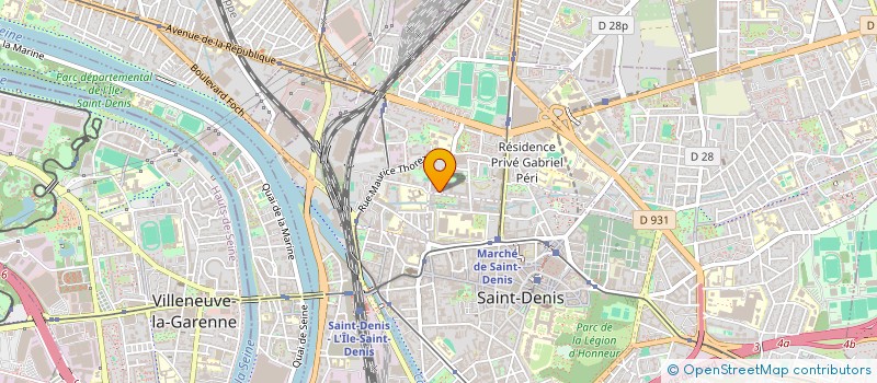 localisation de l'entreprise LAME & PAPIER à SAINT-DENIS