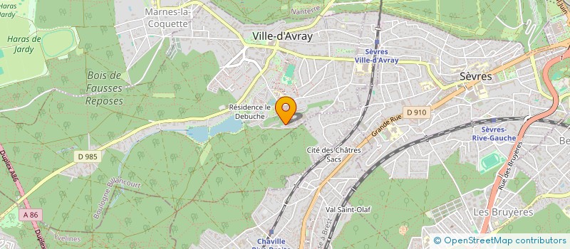 localisation de l'entreprise LAME SAS  VILLE-D'AVRAY