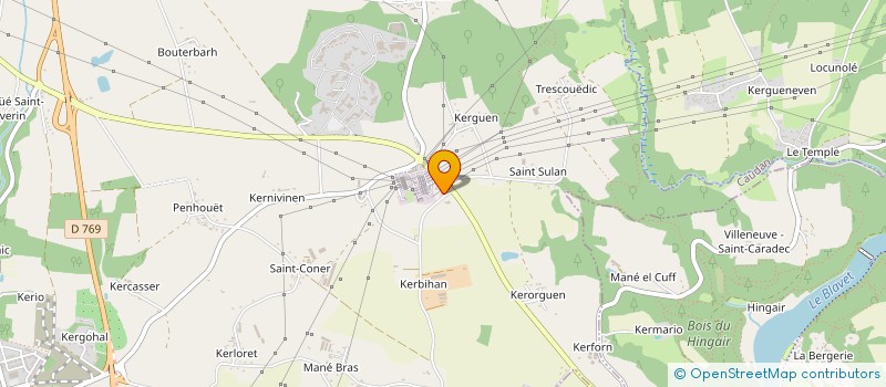 localisation de l'entreprise LAME'STRAMGRAM  CAUDAN