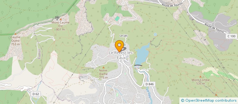 localisation de l'entreprise LAMECHE  LE REVEST-LES-EAUX