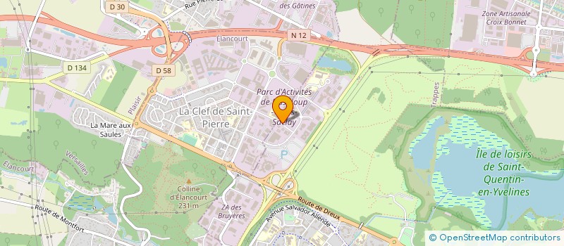 localisation de l'entreprise LAMECO à TRAPPES