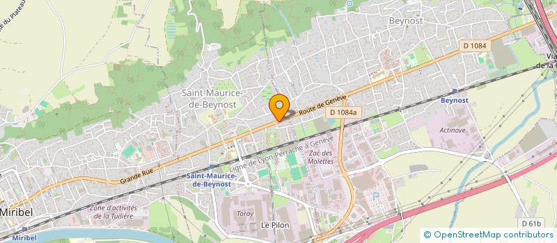 localisation de l'entreprise LAMELEC à NEYRON