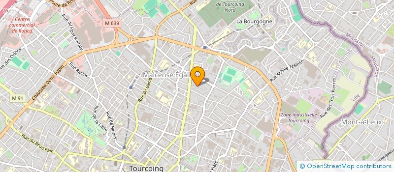 localisation de l'entreprise LAMELIF à TOURCOING