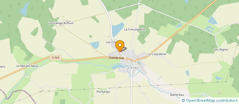 localisation de l'entreprise LAMELLE COLLE DE LA PUISAYE à SAINT-FARGEAU