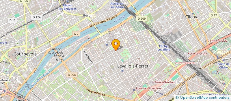 localisation de l'entreprise LAMELOISE à LEVALLOIS-PERRET