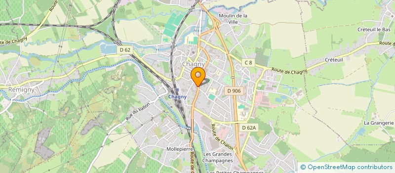 localisation de l'entreprise LAMELOISE RESTAURATEUR à CHAGNY
