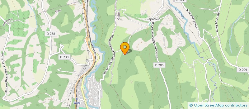 localisation de l'entreprise LAMELOU  GELOS