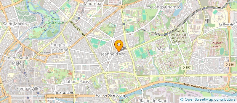 localisation de l'entreprise LAMENNAIS 35  RENNES