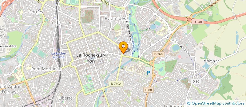 localisation de l'entreprise LAMERIE ET ASSOCIES à LA ROCHE-SUR-YON