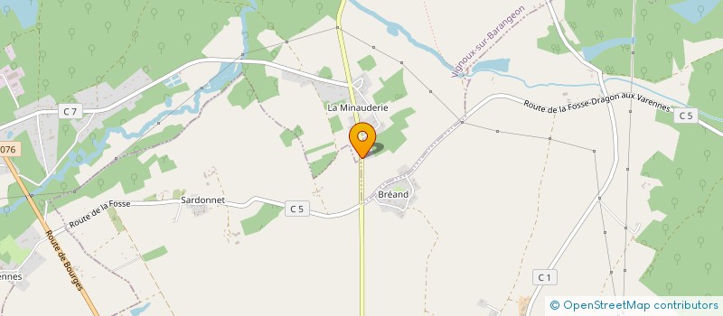 localisation de l'entreprise LAMERIS  VIGNOUX-SUR-BARANGEON