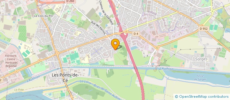 localisation de l'entreprise LAMES D'ESPOIR à LES PONTS-DE-CE