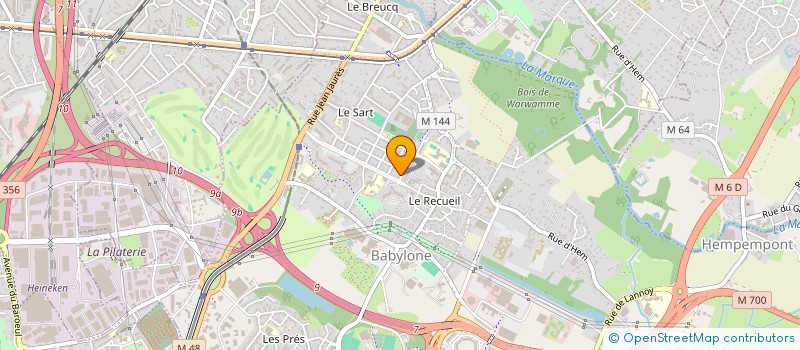 localisation de l'entreprise LAMES & LEGENDES  VILLENEUVE-D'ASCQ