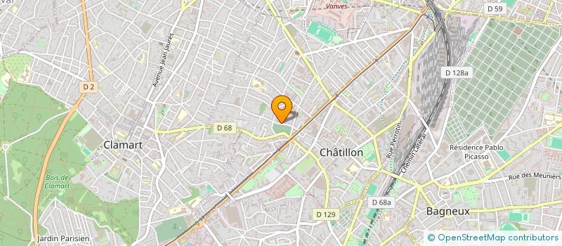 localisation de l'entreprise LAMET ZON  CHATILLON