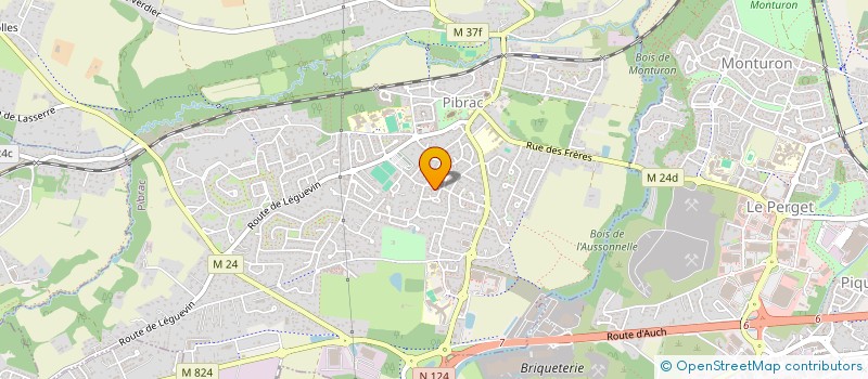 localisation de l'entreprise LAMETRAD à PIBRAC