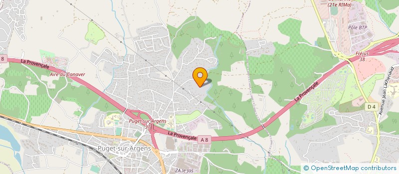 localisation de l'entreprise LAMEUNEDE à PUGET-SUR-ARGENS
