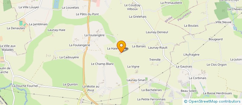 localisation de l'entreprise LAMEZON  BEDEE