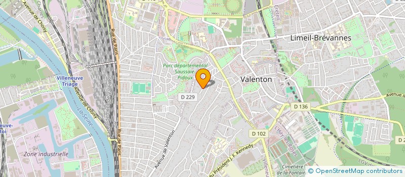 localisation de l'entreprise LAMFA TRAVAUX à VALENTON