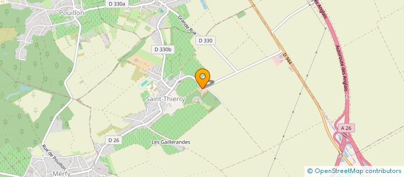 localisation de l'entreprise LAMH  SAINT-THIERRY