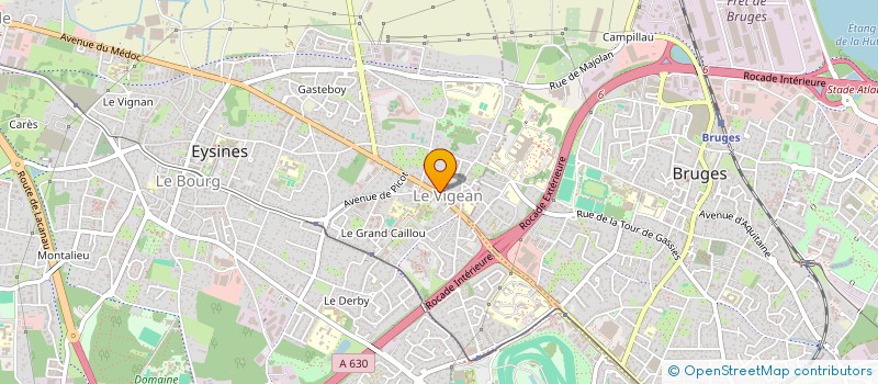 localisation de l'entreprise LAMHA à EYSINES