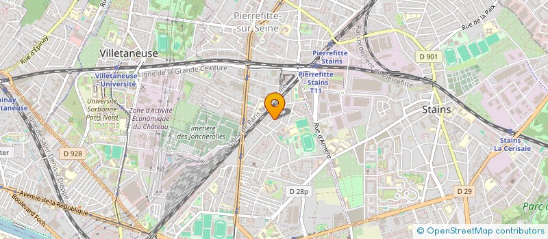 localisation de l'entreprise LAMHOLDING à PIERREFITTE-SUR-SEINE