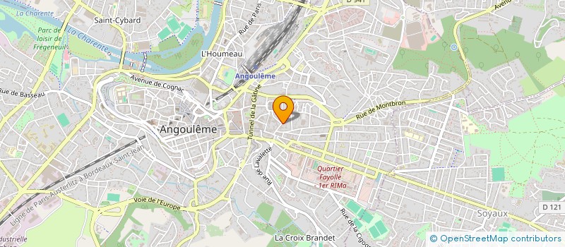 localisation de l'entreprise LAMI à ANGOULEME