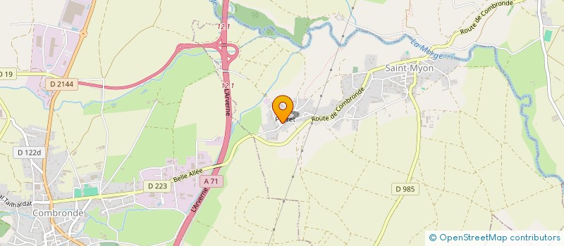 localisation de l'entreprise LAMI  SAINT-MYON