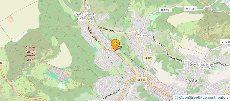 localisation de l'entreprise LAMI  CHATEL-SAINT-GERMAIN