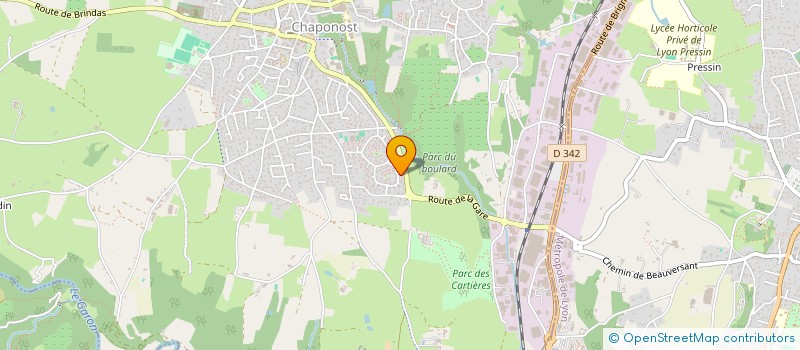 localisation de l'entreprise LAMI  CHAPONOST