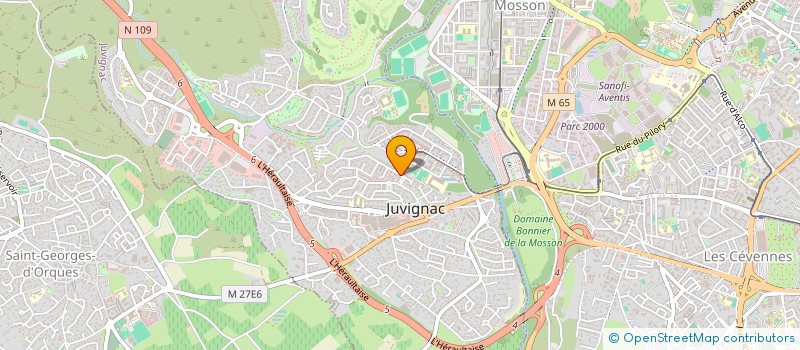 localisation de l'entreprise LAMI  JUVIGNAC