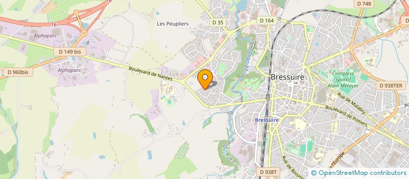 localisation de l'entreprise LAMI DES BIENS  BRESSUIRE