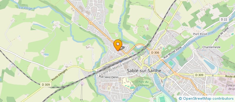 localisation de l'entreprise LAMI SALMON IMMO  SABLE-SUR-SARTHE