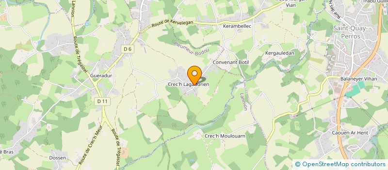 localisation de l'entreprise LAMI SAS  PLEUMEUR-BODOU