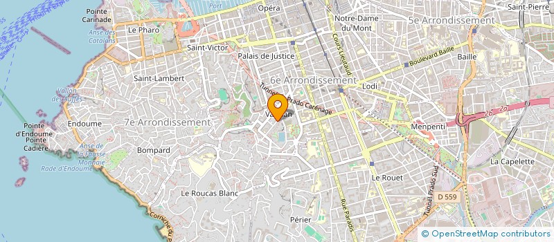 localisation de l'entreprise LAMIA à MARSEILLE