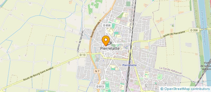 localisation de l'entreprise LAMICAL à PIERRELATTE