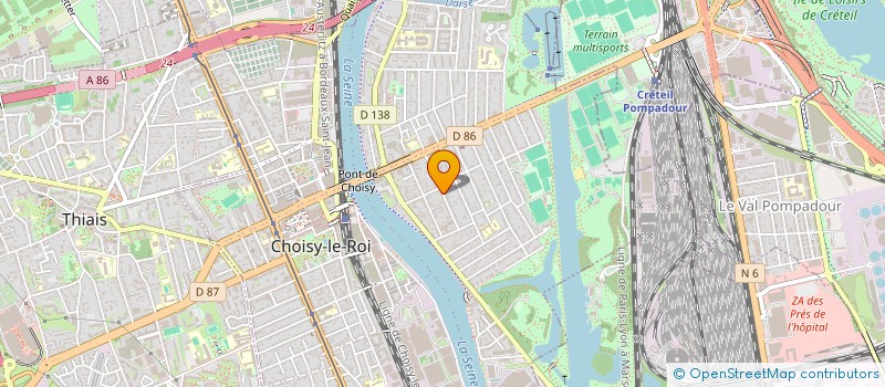 localisation de l'entreprise LAMICAO & COMPAGNIE à CHOISY-LE-ROI