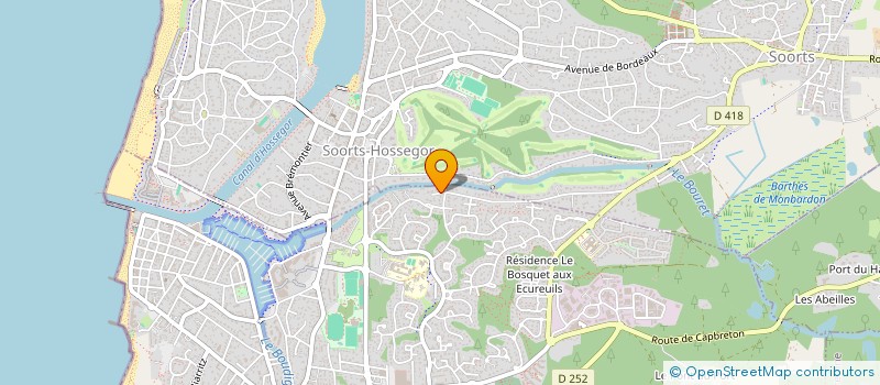 localisation de l'entreprise LAMIDUNA à CAPBRETON