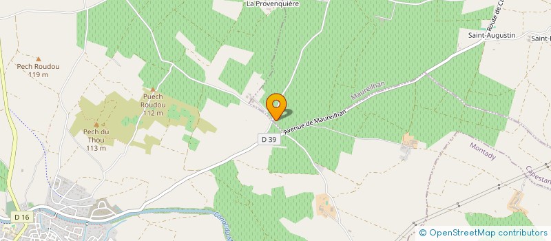 localisation de l'entreprise LAMIEL  CAZOULS-LES-BEZIERS