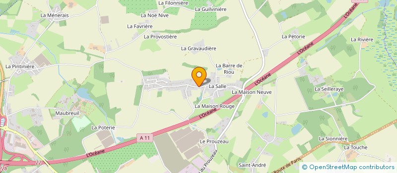 localisation de l'entreprise LAMIEL  CARQUEFOU