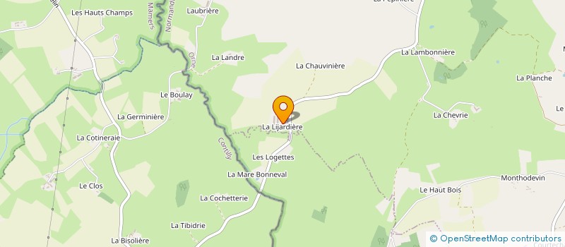 localisation de l'entreprise LAMIER à PERVENCHERES
